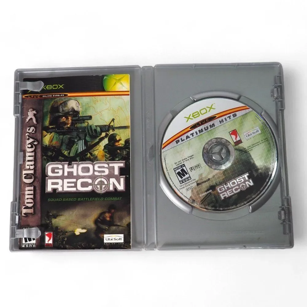 Tom‎ Clancy's Ghost Recon- Platinum Hits (Microsoft Xbox, 2002) CIB